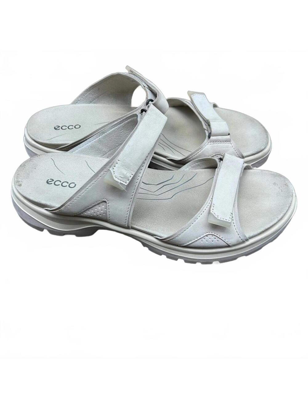 ECCO Yucatan 2.0 Sport Slide Sandals Yak Leather Ecru | Size 41 US 10-10.5